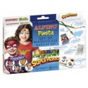 Set machiaj ALPINO Super Hero - 6 culori x 5 gr + accesorii