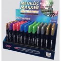 Display ARTLINE Supreme Metallic 1mm, 5 cul x 12 buc + 2 cul x 6 buc/display - diverse culori