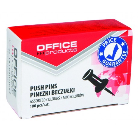 Pioneze panou pluta, 100 buc/cutie, Office Products