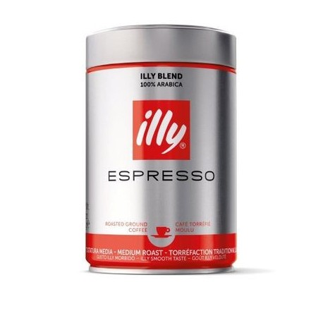 Cafea Illy espresso strong, 250gr./cutie metalica - macinata