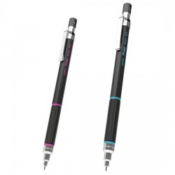 Creion mecanic profesional PENAC Protti PRD-105, 0.5mm, metalic cu varf retractabil, cutie cadou-neg