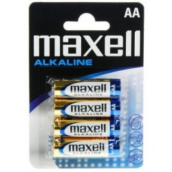 Baterii alkaline R6, AA,1.5V,4 buc/set - Maxell