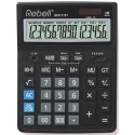 Calculator de birou, 16 digits, 206 x 155 x 35 mm, dual power, Rebell BDC 716M - negru