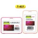 Suport PP water proof snap type, pentru carduri, 109 x 78mm, orizontal,10 buc/set, KEJEA -rosu