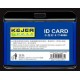 Suport PP-PVC rigid, pentru ID carduri, 128 x 91mm, orizontal, KEJEA - albastru