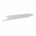 INELE DIN METAL 22,2 MM (alb/negru)