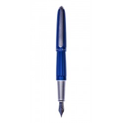 DIPLOMAT Aero Blue - stilou cu penita M, din otel inoxidabil