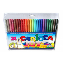 Markere Carioca Joy, varf 2 mm, 24 culori/cutie
