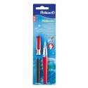 STILOU PELIKANO PENITA L GRIP STANGACI 2 PATROANE MARI CULORI ASORTATE BLISTER