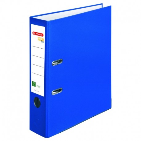 BIBLIORAFT ONE FILE A4 8 CM FSC ALBASTRU