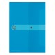 MAPA PP A4 EOTG INCHIDERE CU CAPSA, ALBASTRU TRANSPARENT, CAPACITATE 20MM