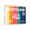 PLASTILINA HERLITZ SET 10 CULORI FLUORESCENTE CUTIE PLASTIC