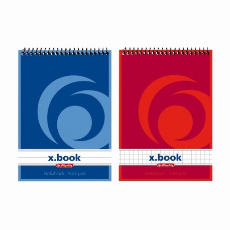 BLOC NOTES A6 50F SPIRALA PATRATELE X.BOOK