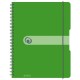 CAIET A4 80F SPIRALA ELASTIC PERFORAT EOTG COPERTA PP VERDE OPAC