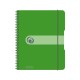 CAIET A5 80F SPIRALA ELASTIC PERFORAT EOTG COPERTA PP VERDE