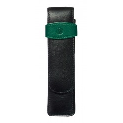 ETUI DE PIELE TG22 2 INSTRUMENTE,NEGRU/VERDE