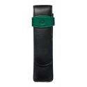 ETUI DE PIELE TG22 2 INSTRUMENTE,NEGRU/VERDE