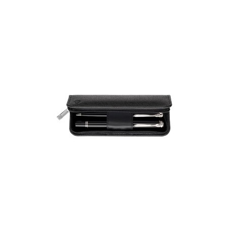 ETUI DE PIELE TGX Z 2 INTRUMENTE DE SCRIS NEGRU