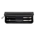 ETUI DE PIELE TGX Z 2 INTRUMENTE DE SCRIS NEGRU