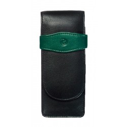 ETUI DE PIELE TG32 3 INSTRUMENTE,NEGRU/VERDE