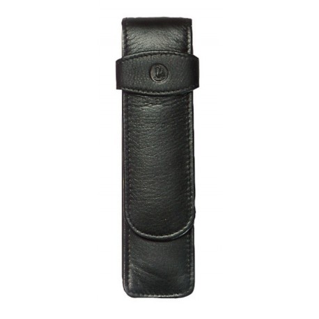 ETUI DE PIELE TG21 2 INSTRUMENTE,NEGRU