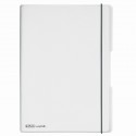 CAIET MY.BOOK FLEX A4 2X40F DICTANDO+PATRATELE TRANSPARENT CU LOGO NEGRU