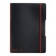 CAIET MY.BOOK FLEX A5 40F 70GR PATRATELE NEGRU CU LOGO ROSU