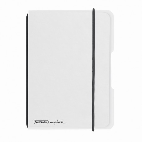 CAIET MY.BOOK FLEX A6 40F 70GR PATRATELE TRANSPARENT CU LOGO NEGRU