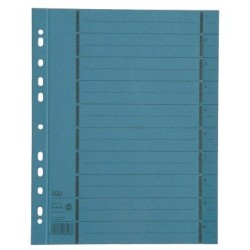Separatoare carton manila 250g/mp, 300 x 240mm, 100/set, OXFORD - albastru