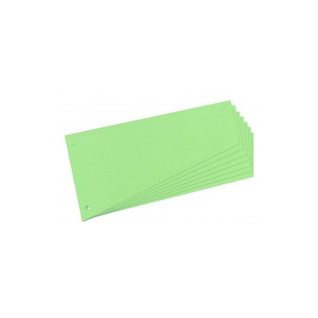 Separatoare carton pentru biblioraft, 190g/mp, 105 x 240 mm, 100/set, OXFORD - verde