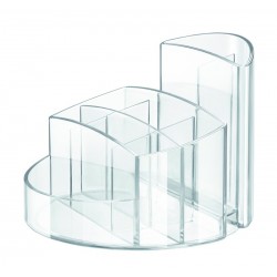 Suport pentru articole de birou, HAN Rondo - transparent cristal