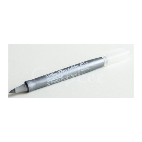 Marker ARTLINE Decorite, varf rotund 1.0mm - argintiu