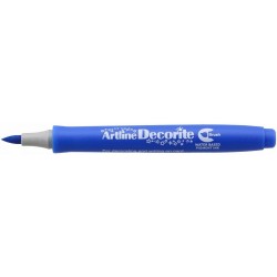 Marker ARTLINE Decorite, varf flexibil (tip pensula) - albastru