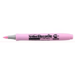 Marker ARTLINE Decorite, varf flexibil (tip pensula) - roz pastel