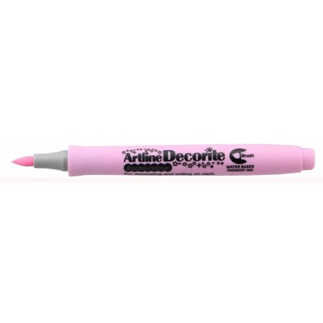 Marker ARTLINE Decorite, varf flexibil (tip pensula) - roz pastel