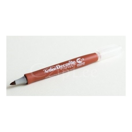 Marker ARTLINE Decorite, varf rotund 1.0mm - maro