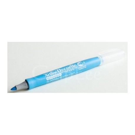 Marker ARTLINE Decorite, varf rotund 1.0mm - bleu pastel