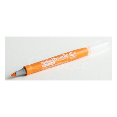 Marker ARTLINE Decorite, varf rotund 1.0mm - orange pastel