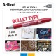 Marker ARTLINE Decorite, varf rotund 1.0mm - rosu metalizat