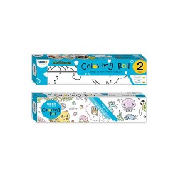 Set role autoadezive pentru colorat, 315x3550mm + 140x2440mm, Stick"n - Furry Friends/Sea Life