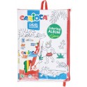 Set articole creative, cu album pentru colorat CARIOCA Create & Color - Sea & Jungle