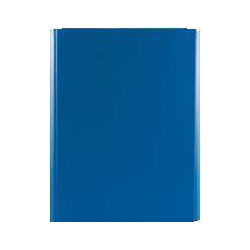 Mapa carton cu PP exterior, cotor 30 mm, albastru