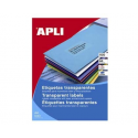 ETICHETE AUTOADEZIVE TRANSPARENTE APLI A4, 20 coli/top, colturi drepte