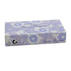 Servetele faciale, Celtex Tissue Flowers, 2 straturi, 21x20 cm, 100 portii/cutie