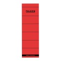 Etichete Falken autoadezive, pentru bibliorafturi, 60 x 190 mm, rosu