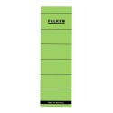 Etichete Falken autoadezive, pentru bibliorafturi, 60 x 190 mm, verde