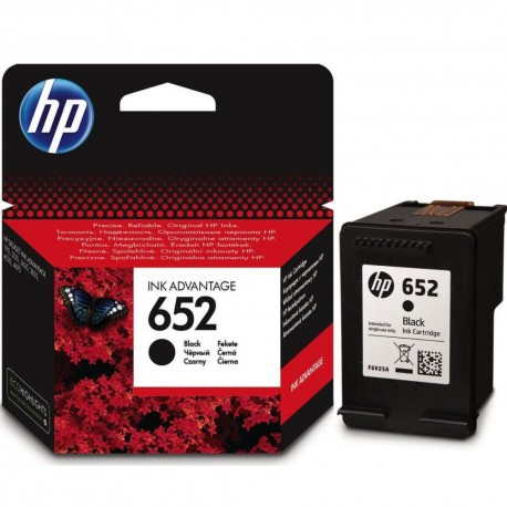 Cartus cerneala, HP, Ink Advantage 652, F6V25AE, negru