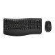 Kit tastatura si mouse Microsoft BlueTrack Desktop Comfort 5050, Wireless, negru