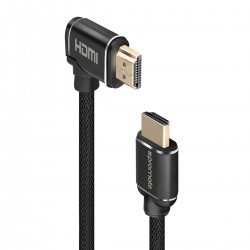 Cablu HDMI PROMATE ProLink4K1-500, 5m, unghi 90, negru