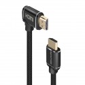 Cablu HDMI PROMATE ProLink4K1-500, 5m, unghi 90, negru
